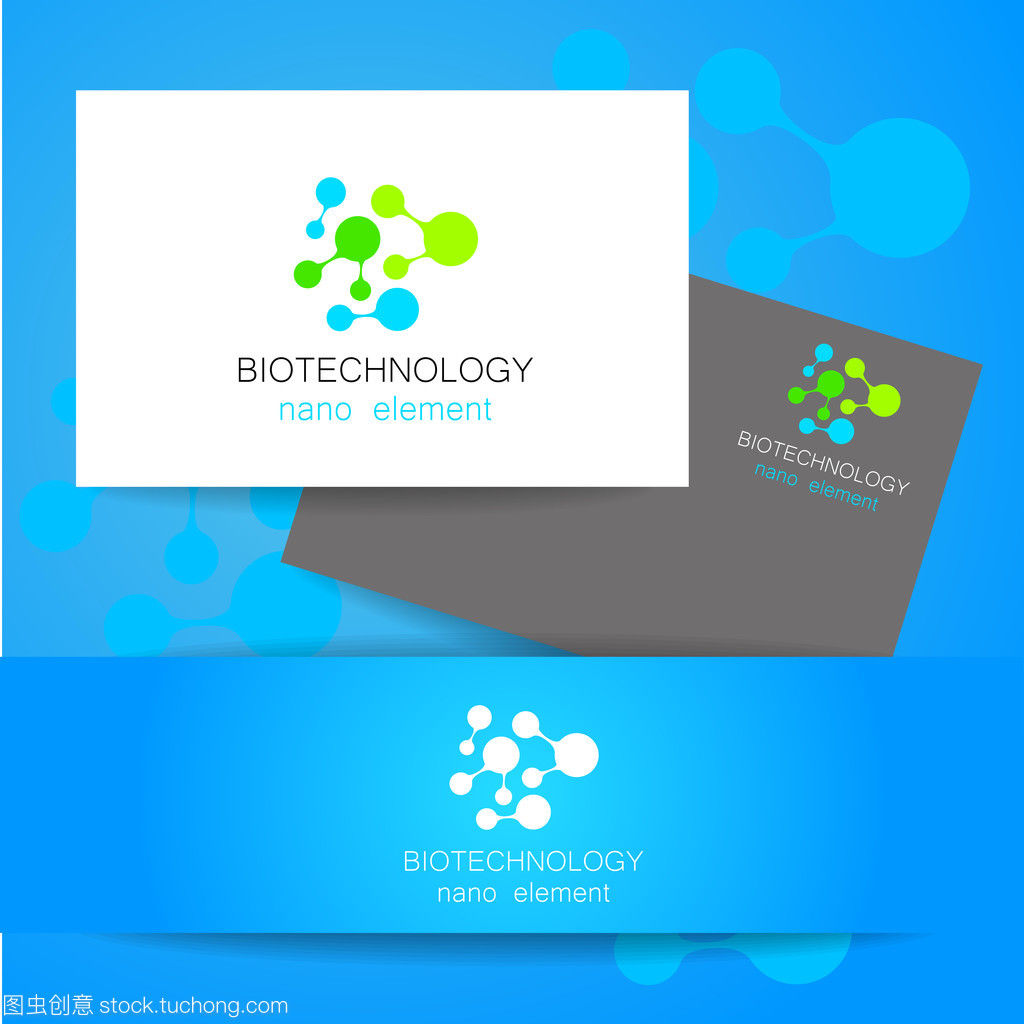 生物技术标志矢量 解析生物技术的符号化与未来愿景